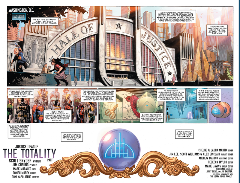 Illustration for article titled This Justice League #1 exclusive launches a thrilling new era for the team